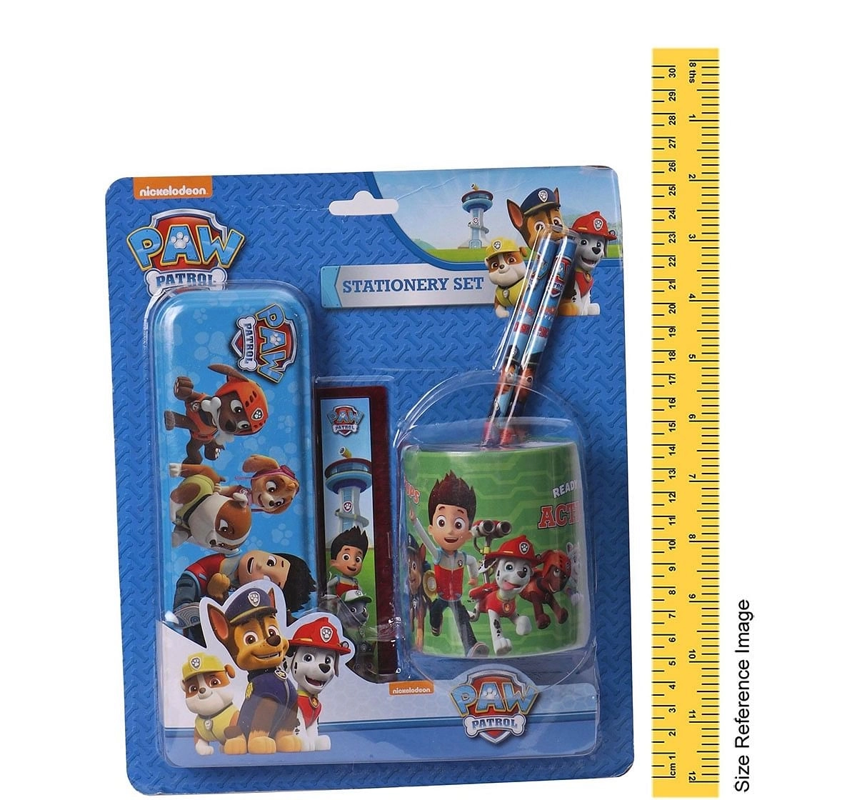 Paw Patrol Stationery Set/Kit Of 5 (With Tin), 2Y+ (Multicolor)