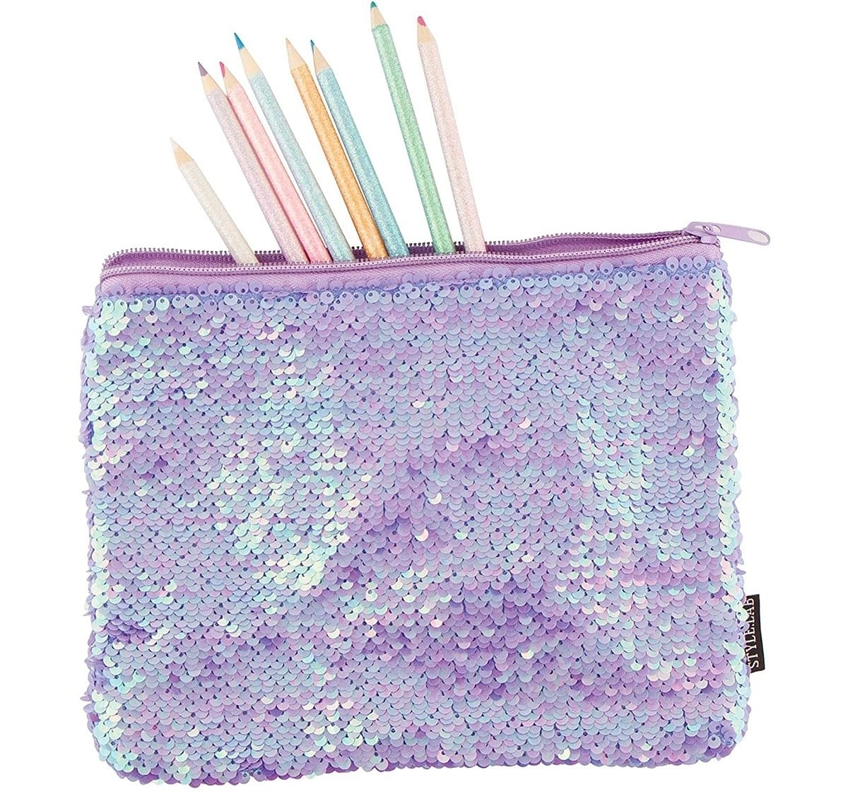 Fashion Angels S. Lab Sequin Pouch- Periwinkle Pencil Pouches & Boxes for age 6Y+ 