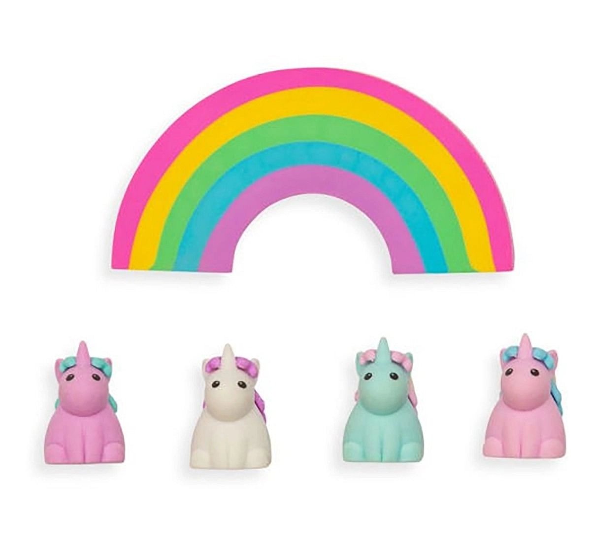 Ooly Unique Unicorns Scented Erasers - 4Pcs School Stationery for Kids age 6Y+ 