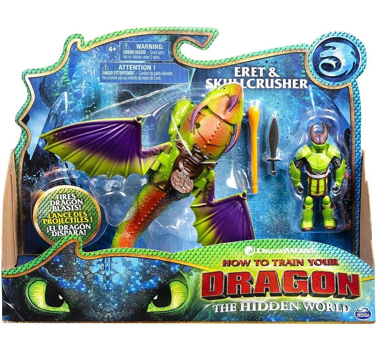 Buy How To Train Your Dragon Dragon & Viking Action Figure for Kids age
