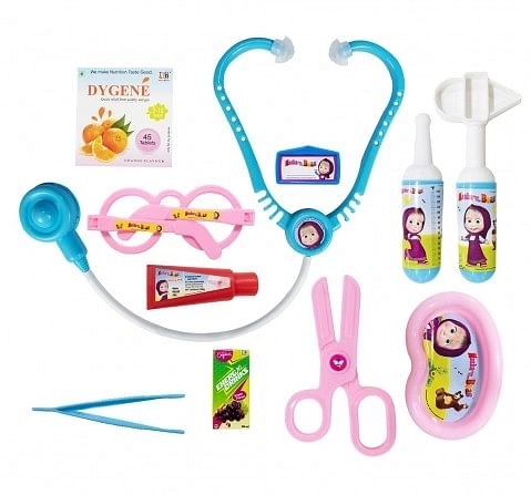 Masha & the Bear Role Play Set Doctor Set For Kids, 3Y+