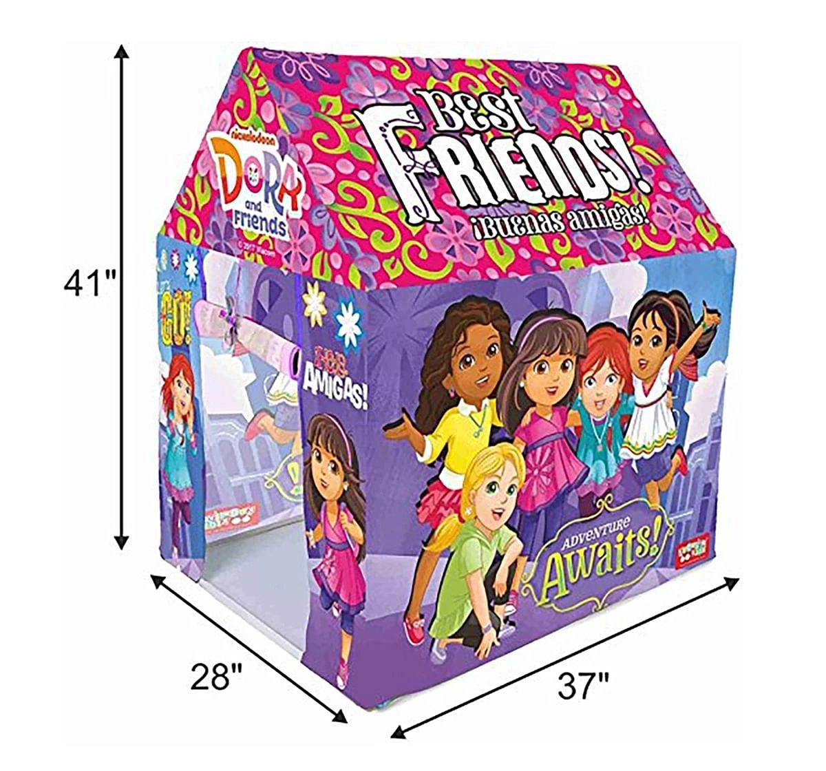Webby Dora And Friends Kids Play Tent Traking Multicolour 3Y+