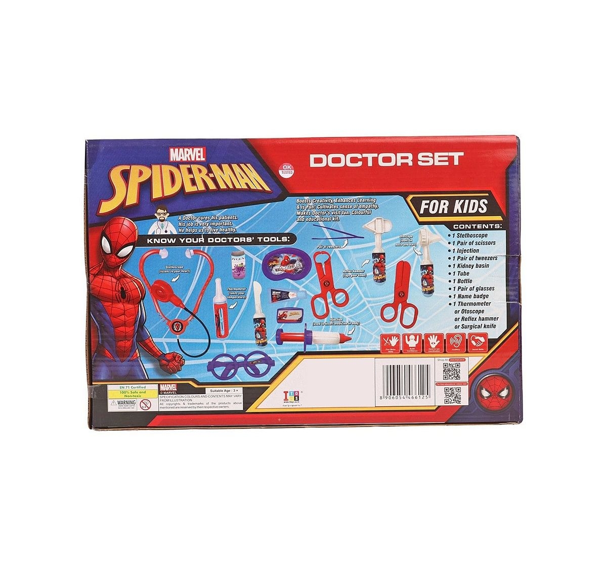 I Toys Spiderman Docter Set Roleplay Sets for Kids Age 4Y+