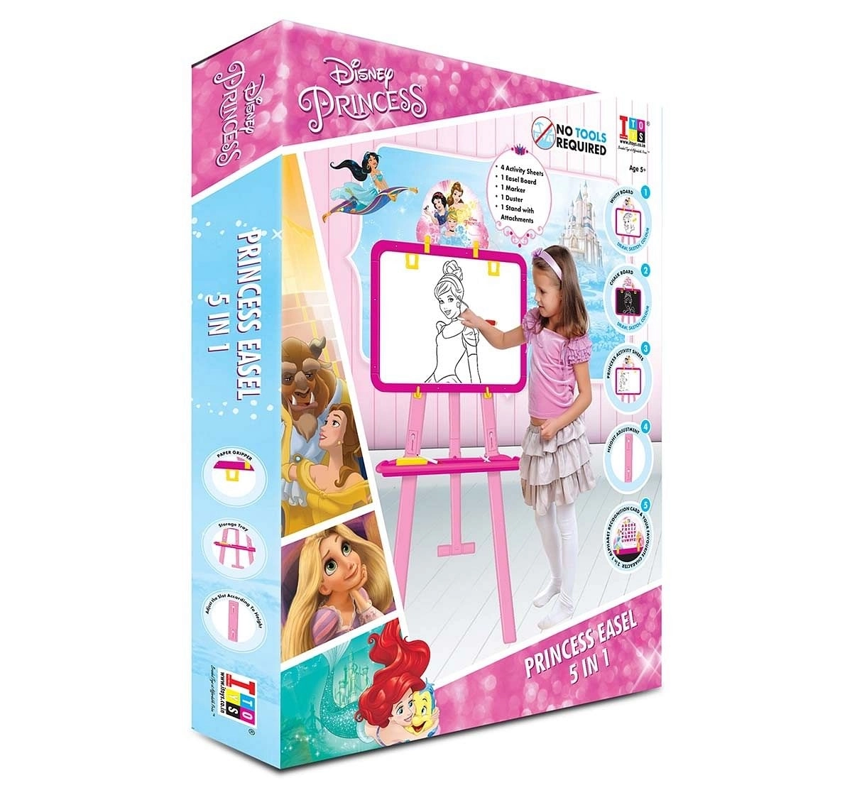 I Toys Princess Mouse 5 In 1 Easel Board Activity Table & Boards for Kids age 5Y+ 