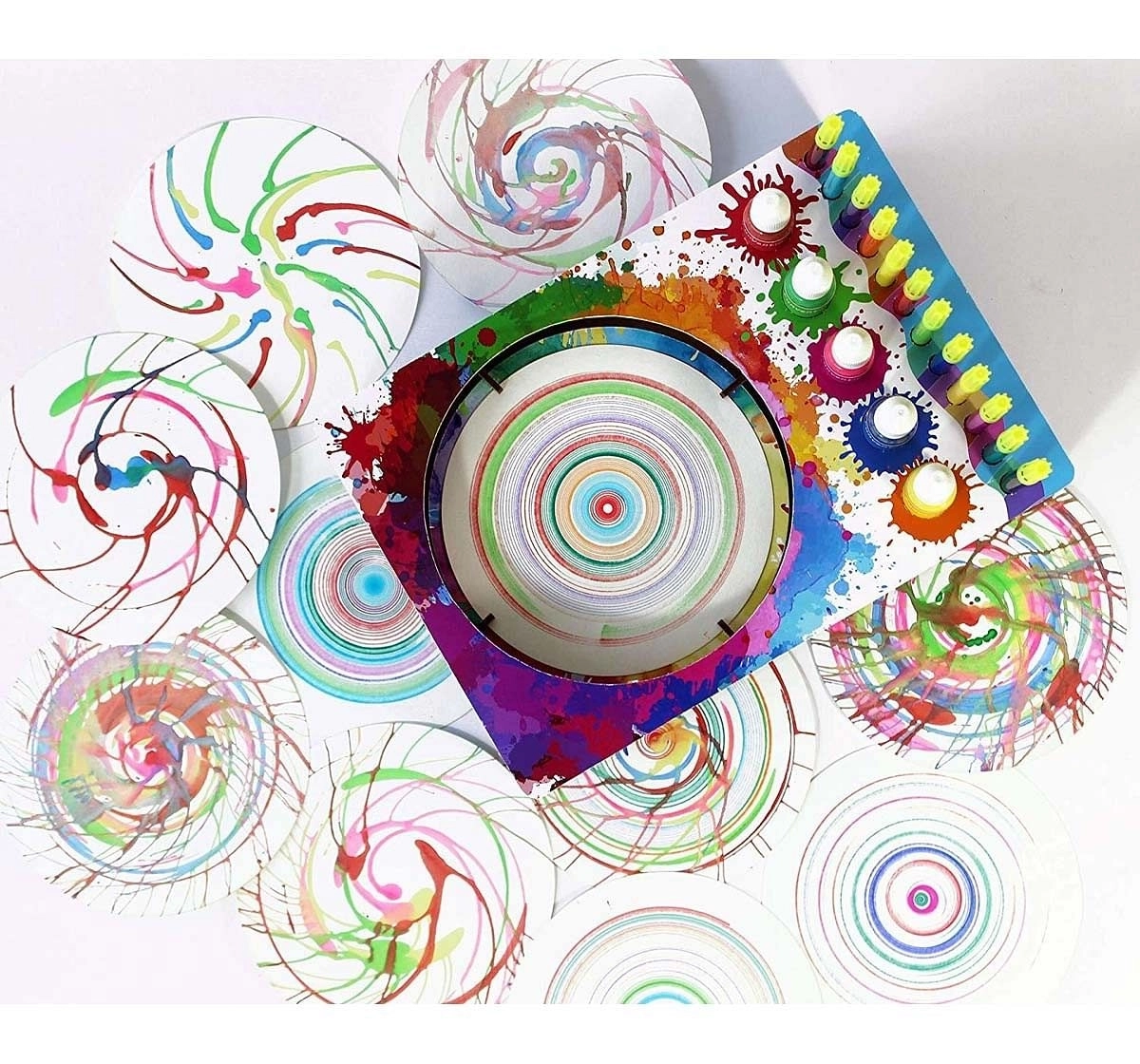 Buy online Funvention Spin Art Machine Stem for Kids Age 8Y+ | Hamleys India