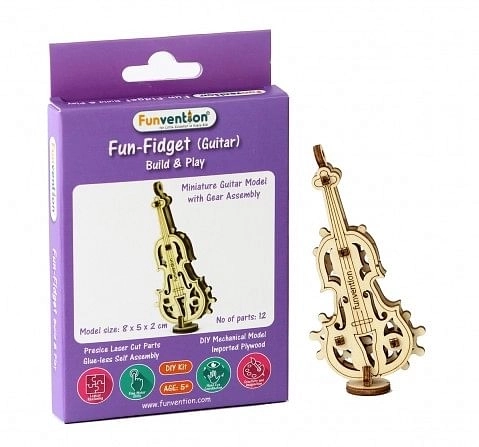 Funvention Fun Fidgets - Assorted - Guitar Model Stem for Kids Age 5Y+