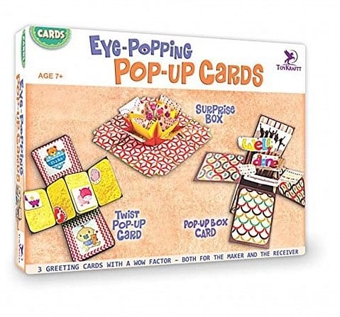 Toykraft Eye Popping Pop Up Cards DIY Art & Craft Kits for Kids age 7Y+ 