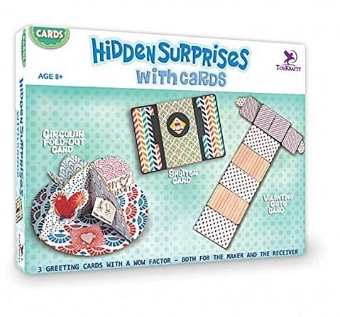 Toykraftt Hidden Surprises With Cards DIY Art & Craft Kits for Kids age 8Y+ 