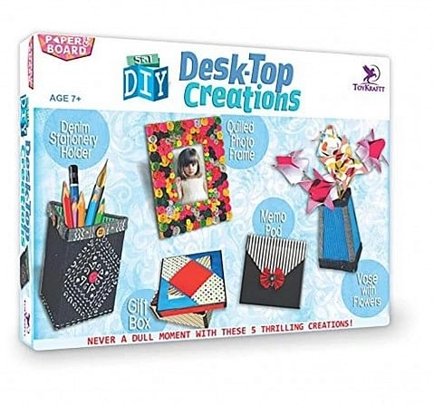 Toykraftt Diy Desk-Top Creations DIY Art & Craft Kits for Kids age 7Y+ 