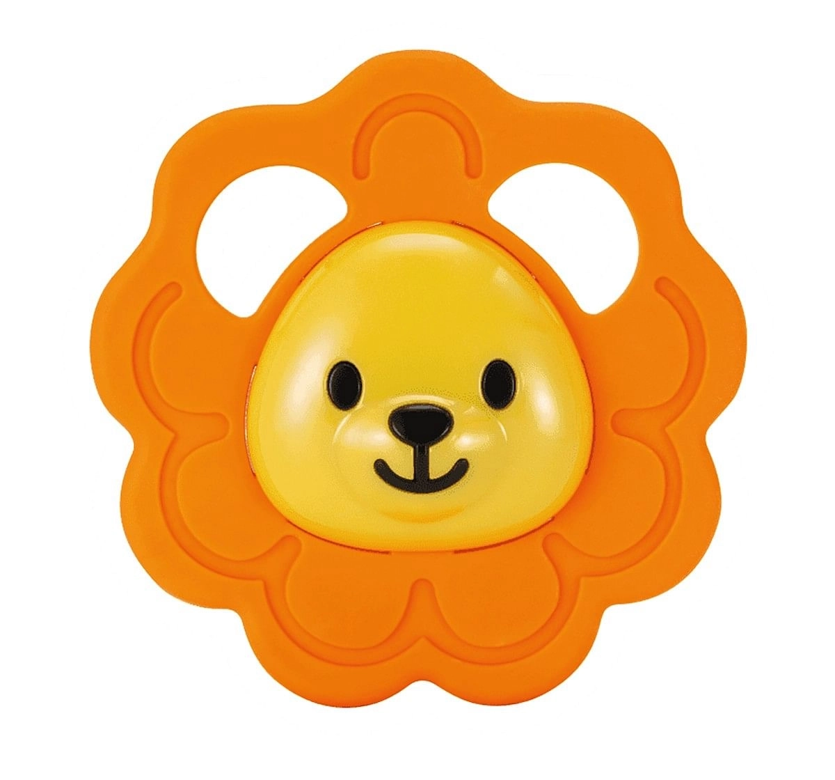 Winfun safari fun teether  lion New Born for Kids age 0M+ (Orange )