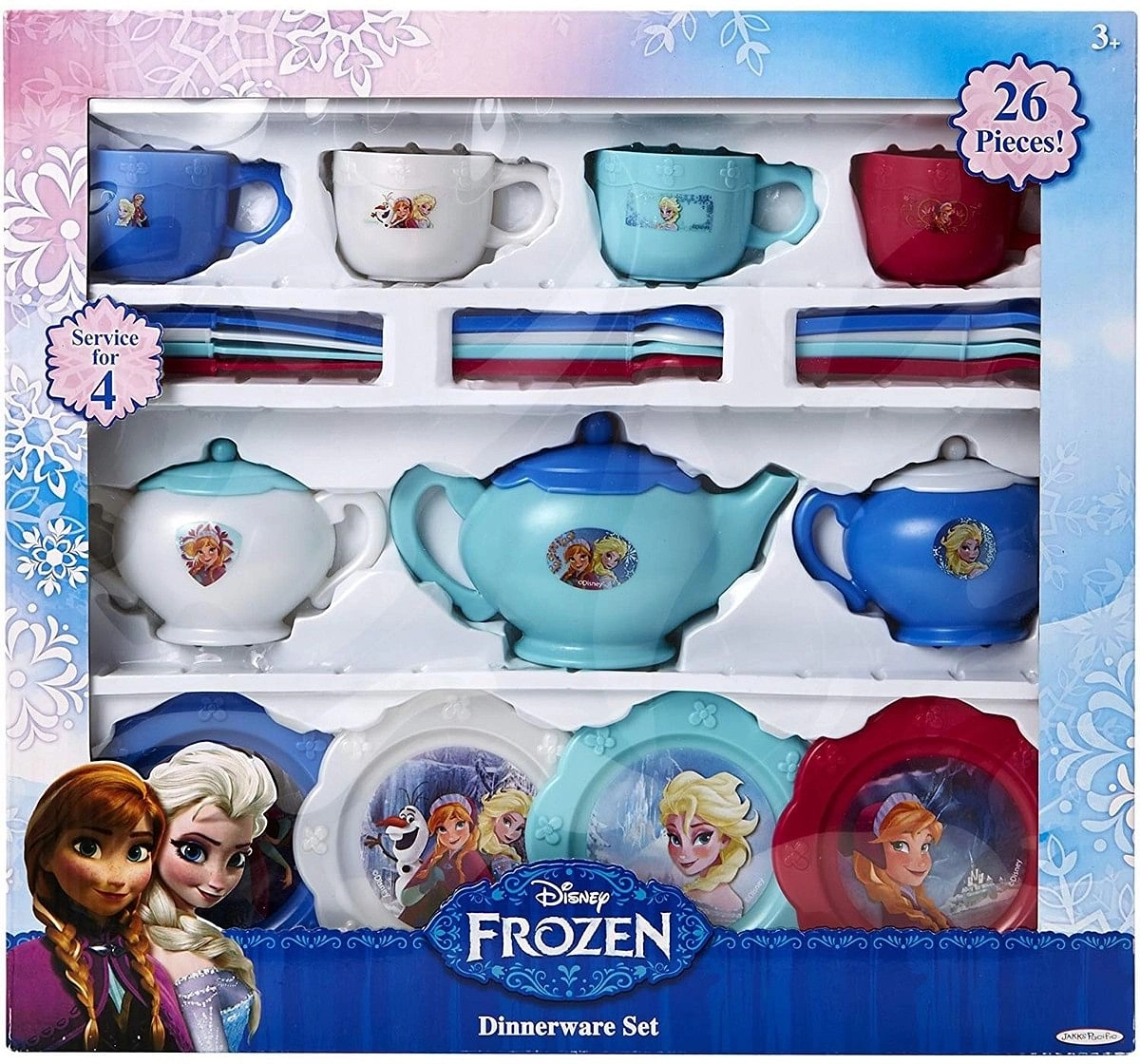 Disney Frozen Dinnerware Set - 26Pcs Dolls & Accessories for age 3Y+ 