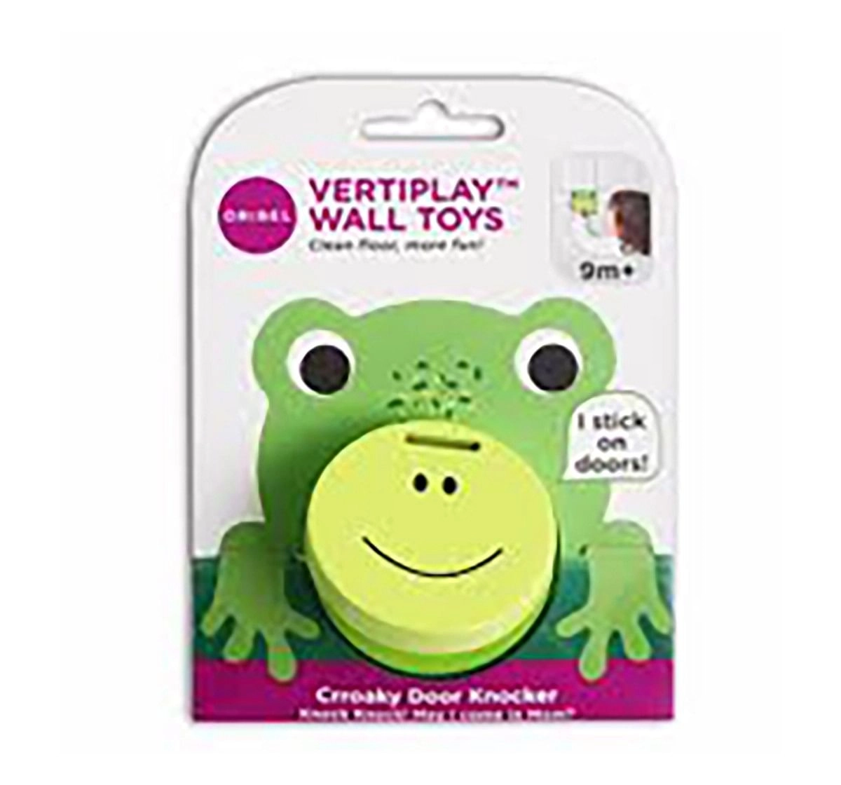 Vertiplay Wall Toy: Crroaky Door Knocker Activity Toys for Kids age 9M+ 