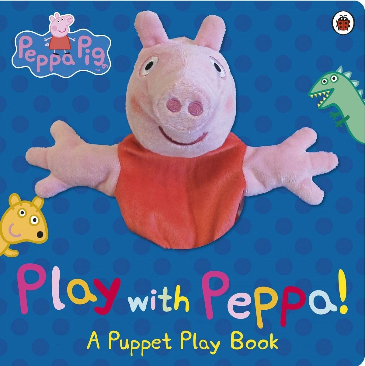 Peppa Pig : Play with Peppa Hand Puppet, 12 Pages Book by Ladybird, Board Book