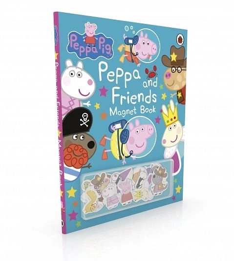 Peppa Pig: Peppa And Friends Magnet Book, 10 Pages Book by Ladybird, Hardback