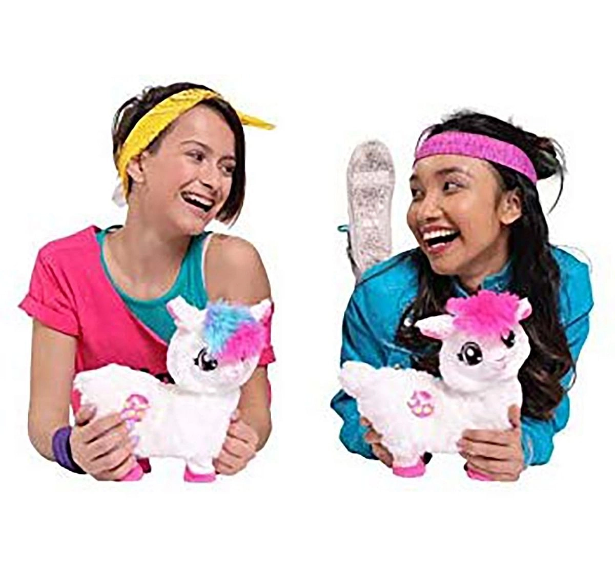Pets Alive Boppi The Booty Shaking Lama Interactive Soft Toys for Kids age 2Y+ - 14 Cm (White)
