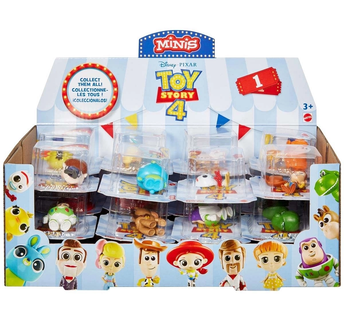 Toy Story Mini Figure,  Action Figures for Boys Age 3Y+, Assorted