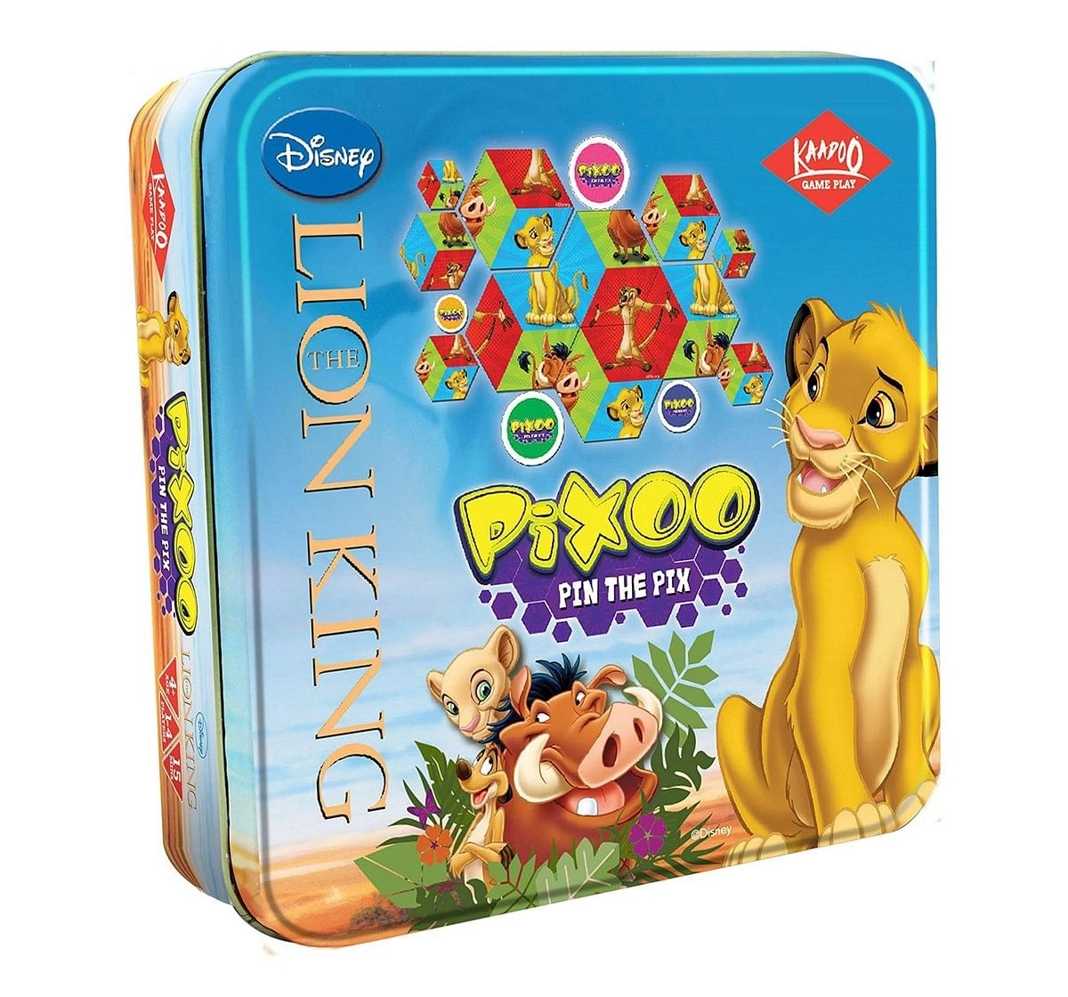 Kaadoo Disney Pixoo Pin The Pix-Lion King Board Games for Kids age 3Y+ 