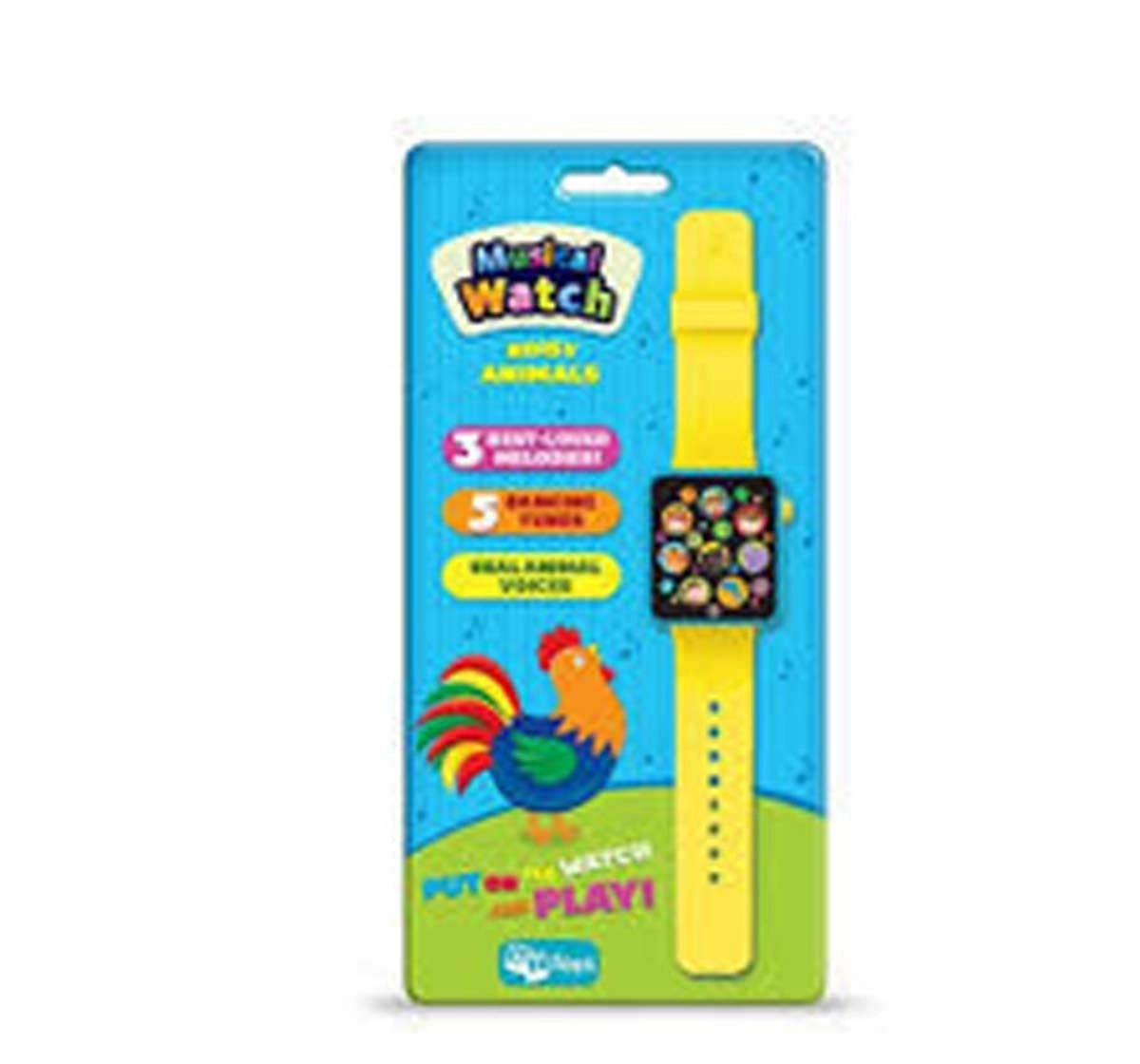 Az Toys Musical Watch Learning Toys for Kids Age 2Y+ (Yellow)