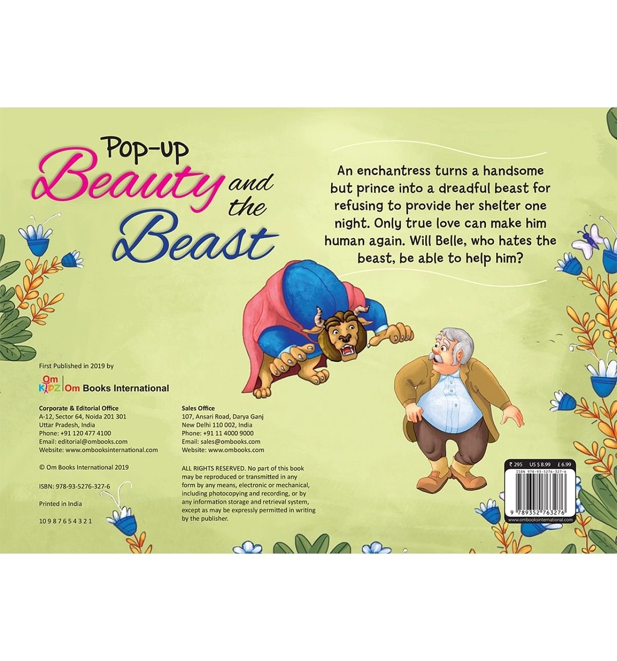 Pop-Up Beauty And The Beast Book