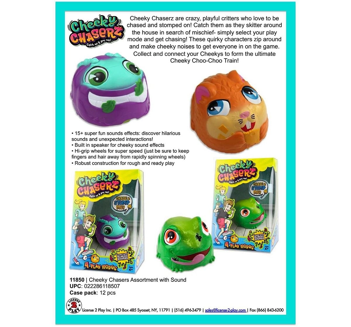Cheeky Chaserz Frantic Frog for Kids age 5Y+ 