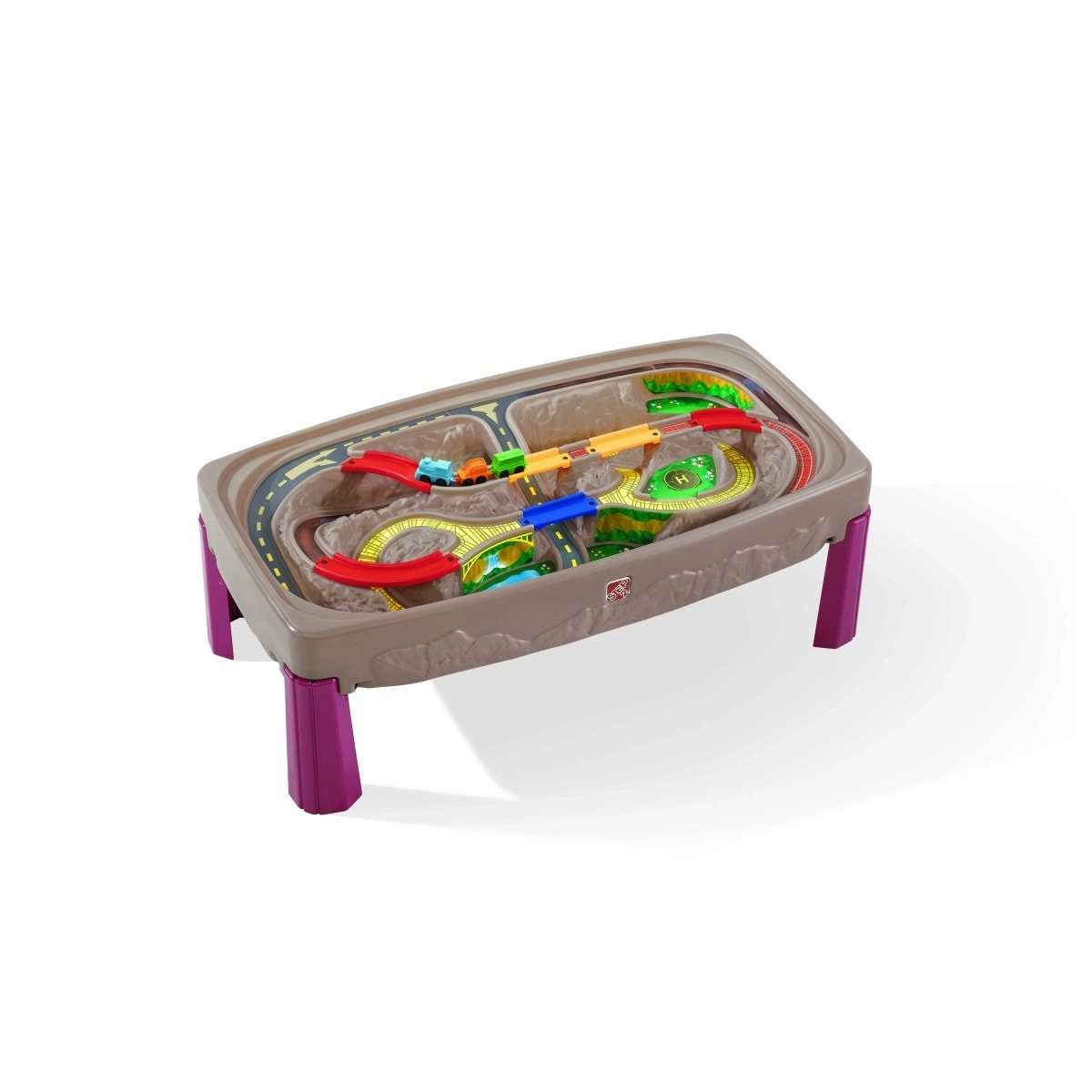 Step2 Deluxe Canyon Road Train & Track Table Multicolour 3Y+