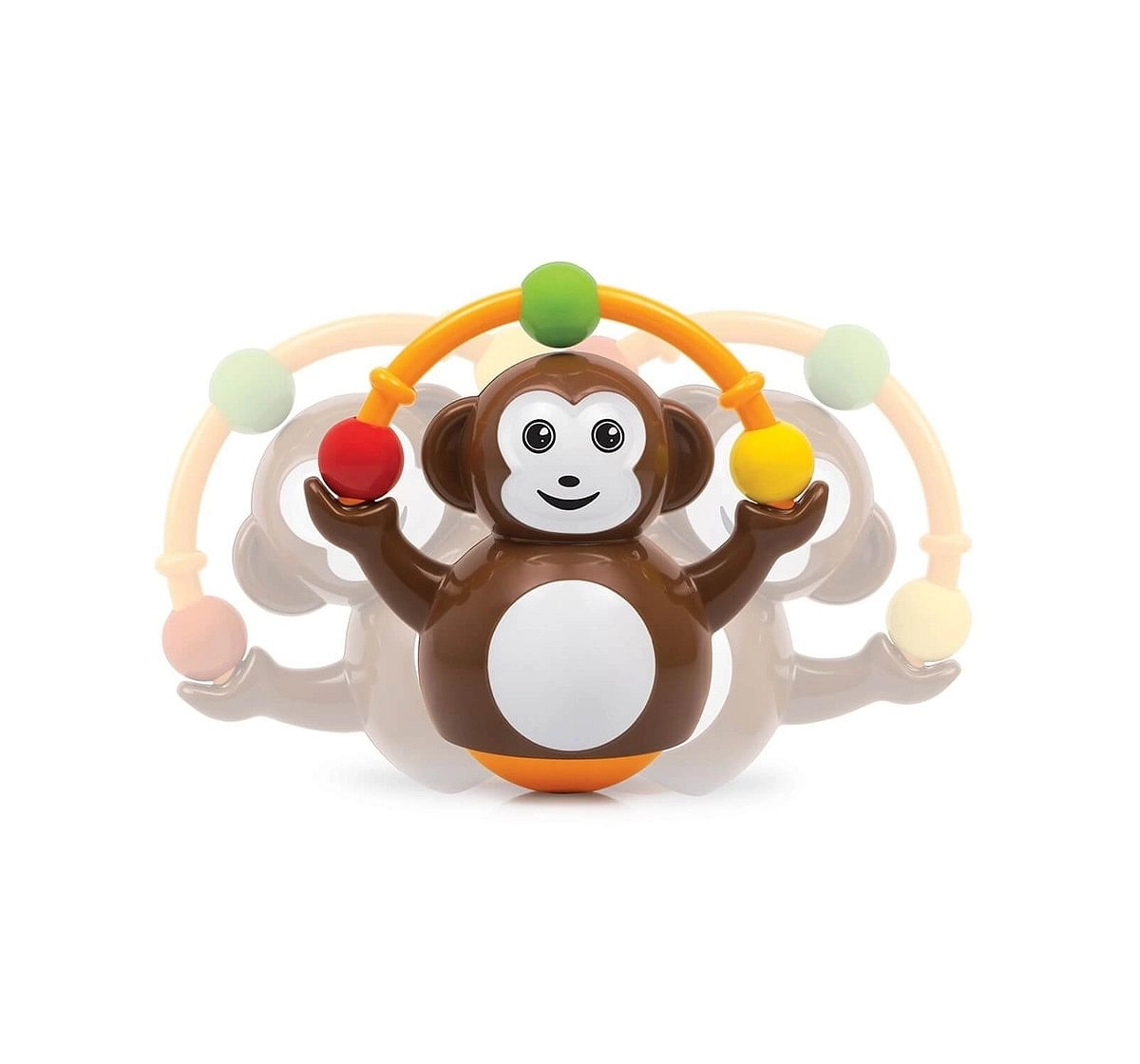 Giggles Push N Crawl Monkey Early Learner Toys for Kids age 6M+ 