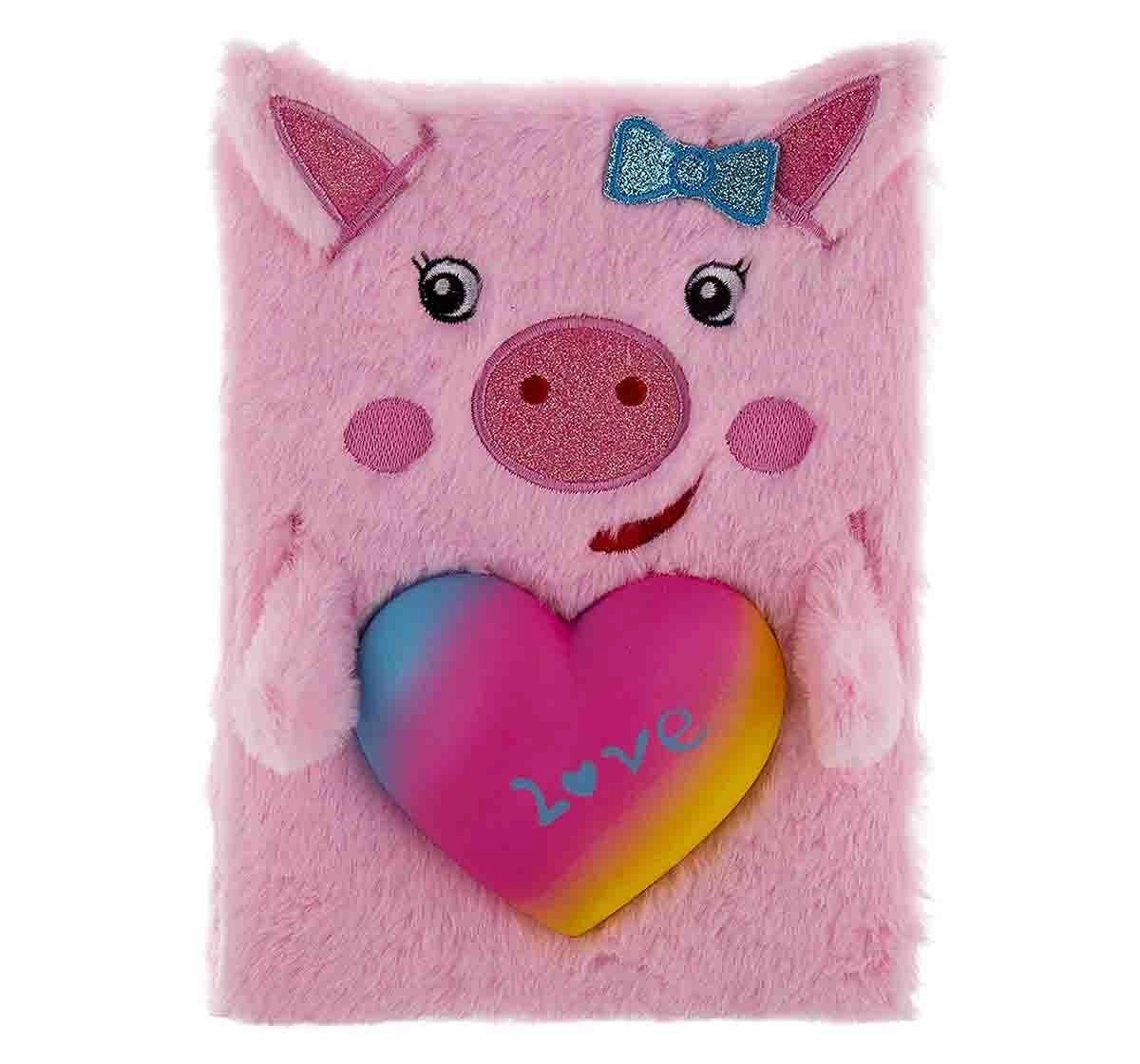 Mirada Cuddle Pig Plush Notebook/Diary