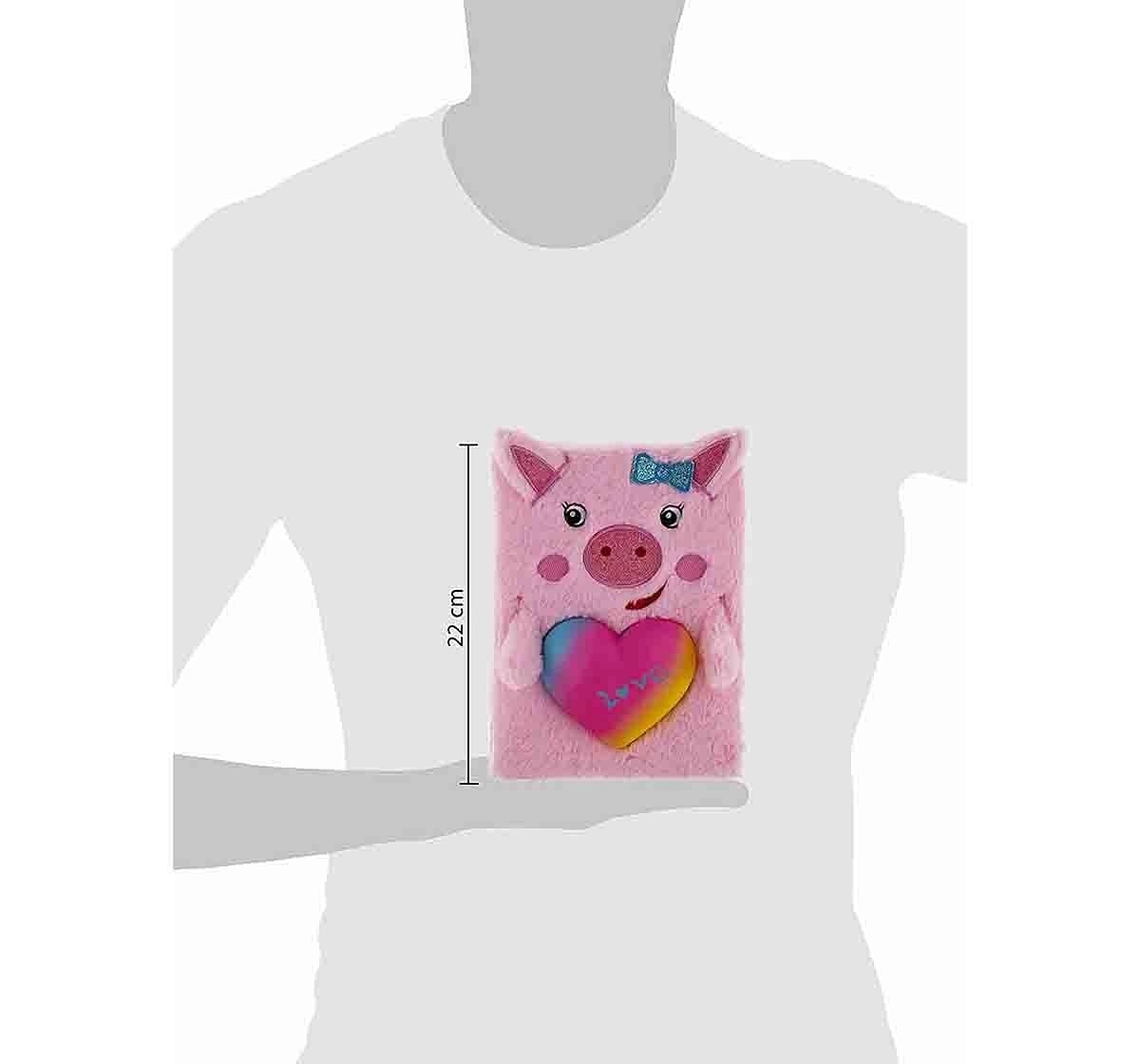 Mirada Cuddle Pig Plush Notebook/Diary