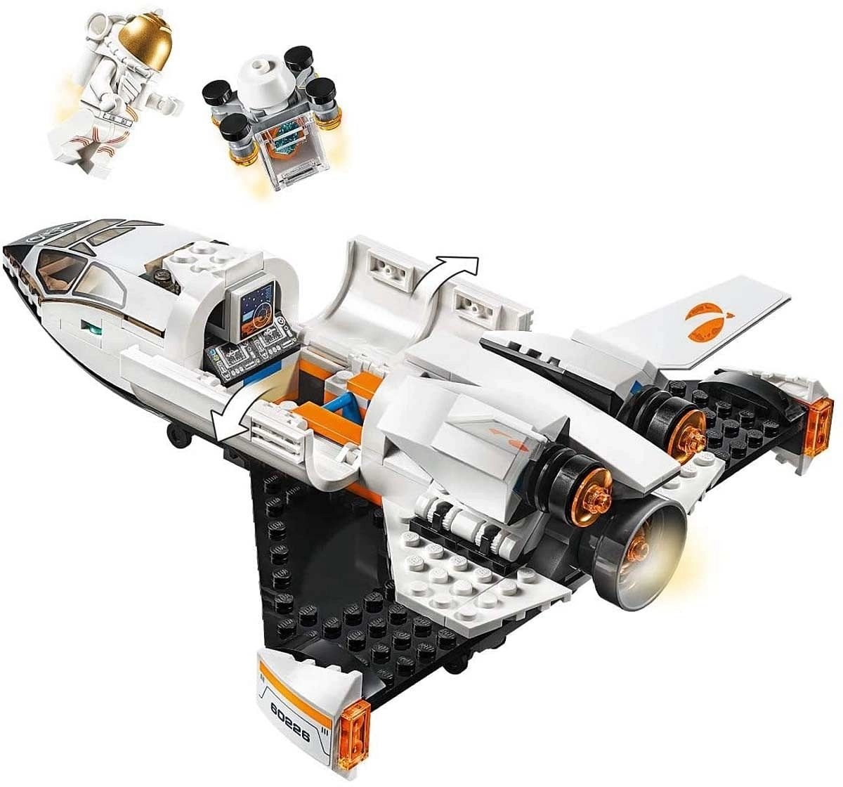 Lego City 60226 Mars Research Shuttle Blocks for Kids age 5Y+ 