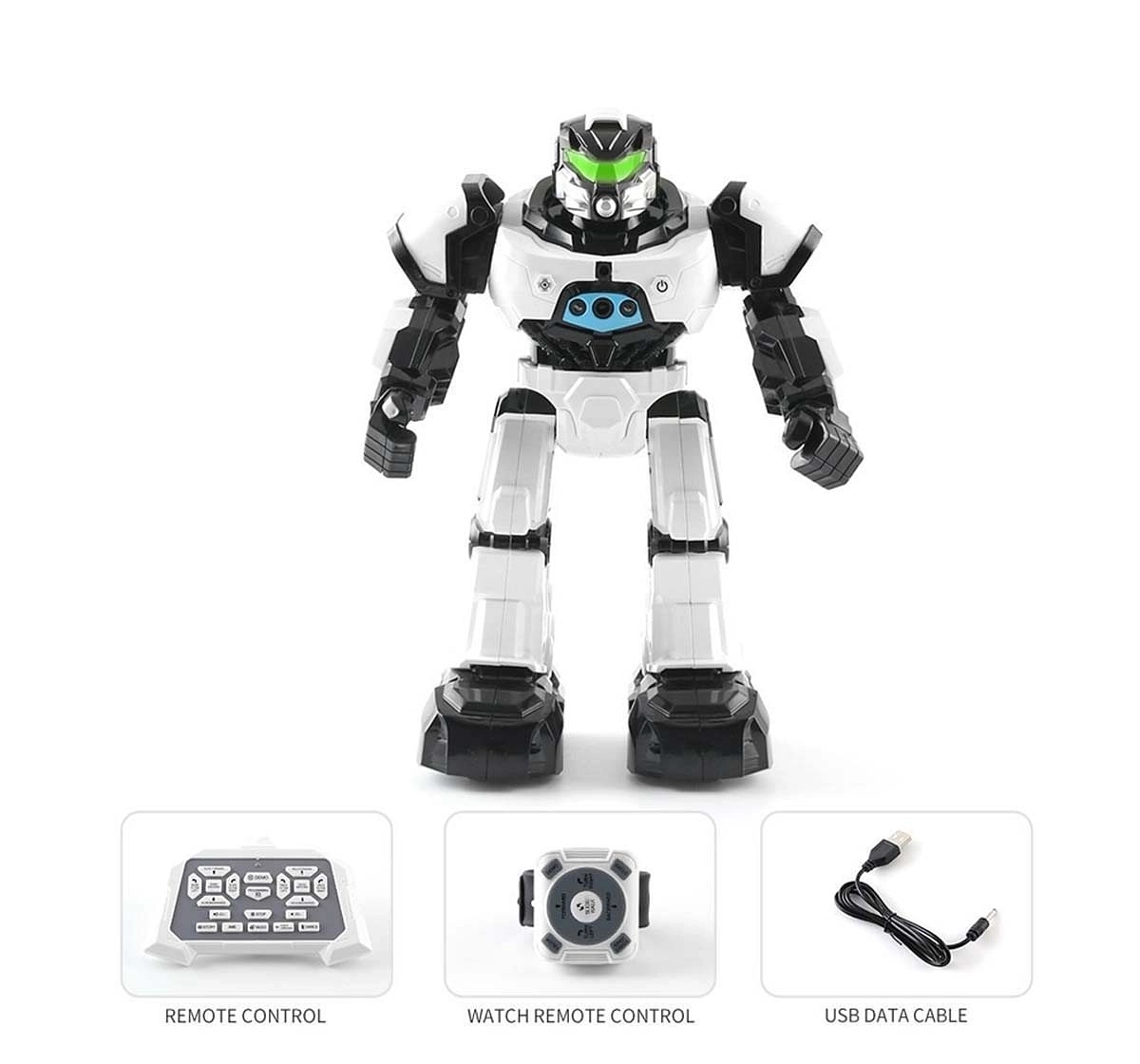 Crazon Smart Watch Enabled Remote Control Robot for Kids Age 8Y+ (Silver)