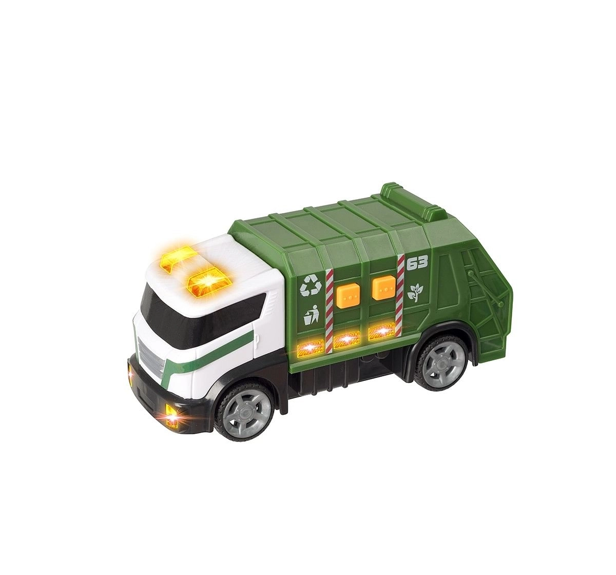 Teamsterz Light And Sound Garbage Truck Small Vehicles for Kids age 3Y+ 