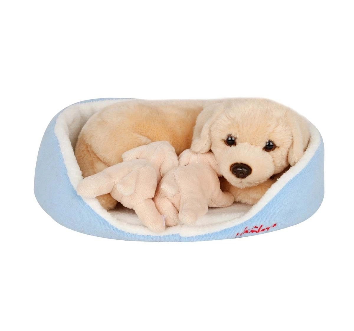 Hamleys Labrador Mom And Babies Quirky Soft Toys for Kids Age 0 M+ - 10 Cm