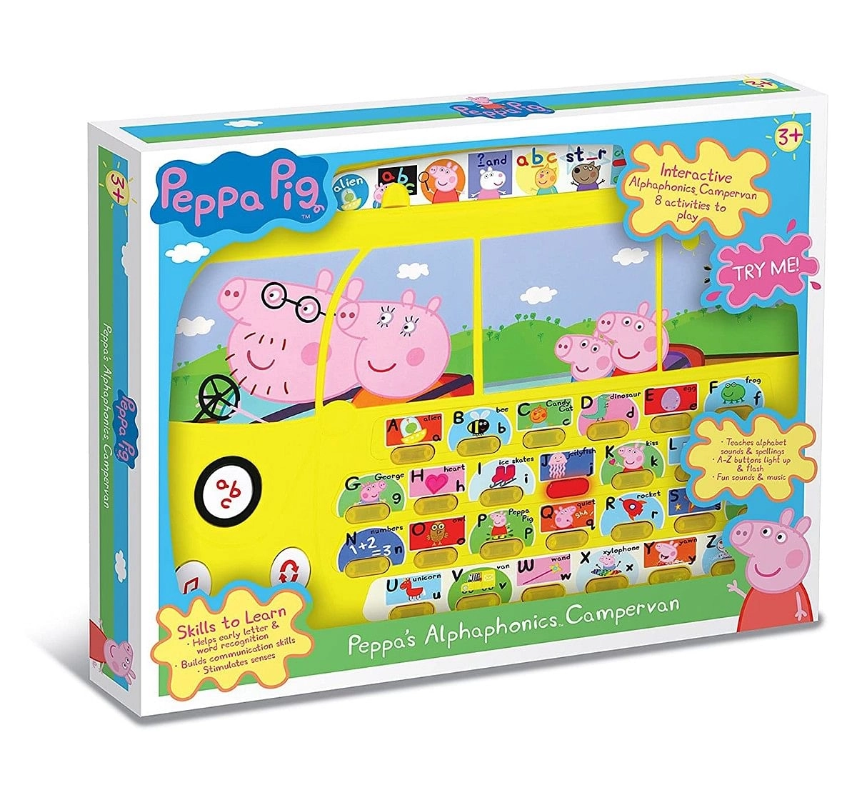 Peppa Pig Alphaphonics Campervan Learning Toys for Kids age 3Y+ 