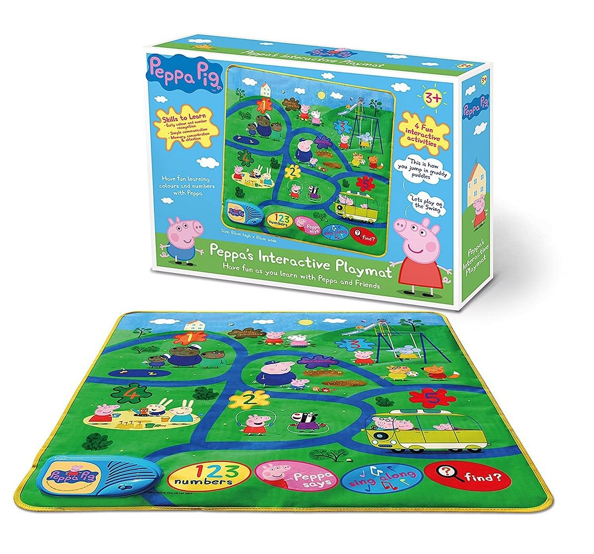 Peppa Pig Interactive Play Mat Baby Gear for Kids age 2Y+ 