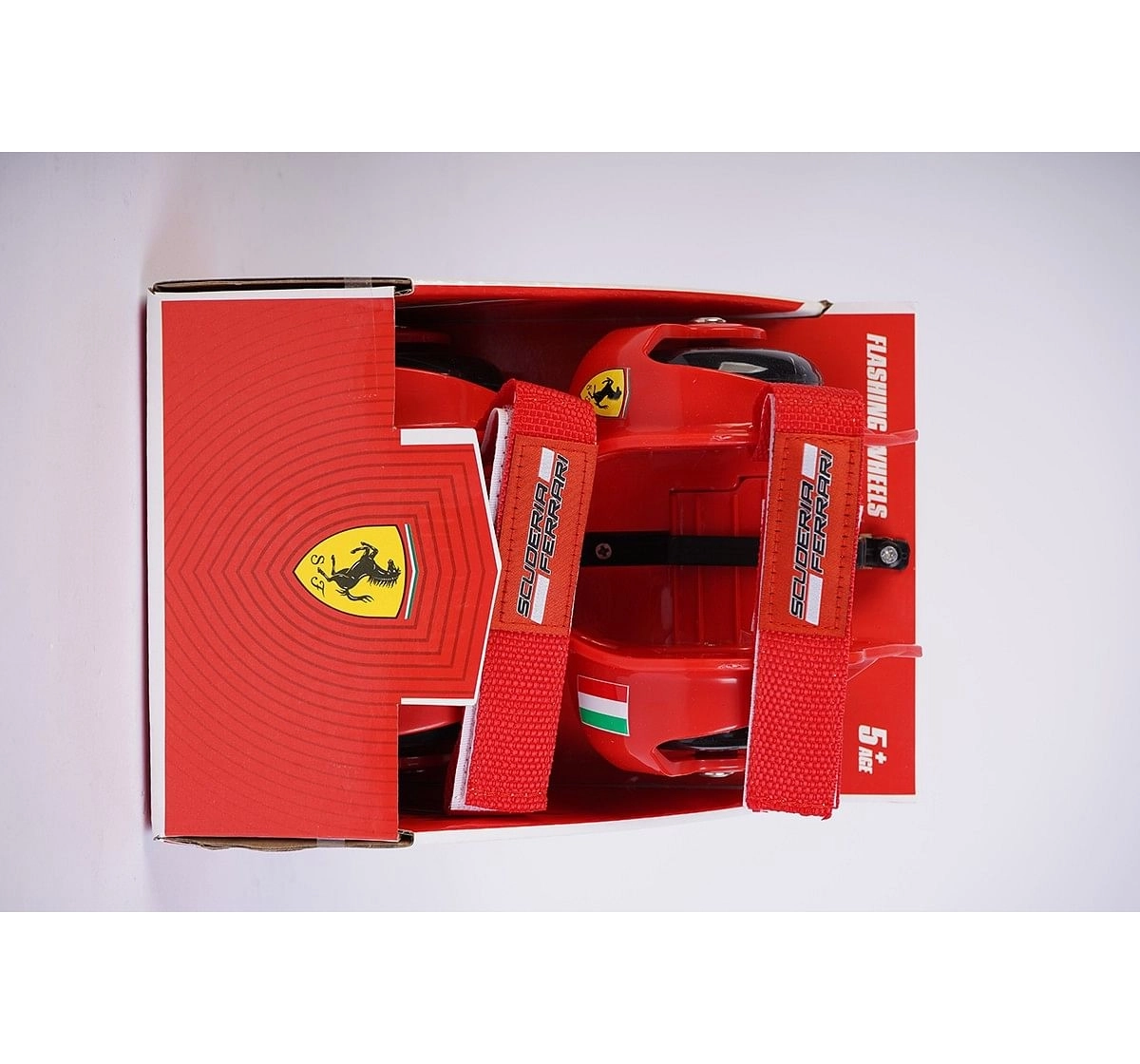Ferrari Flashing Wheels - Skates and Skateboards for Kids age 6Y+ (Red)