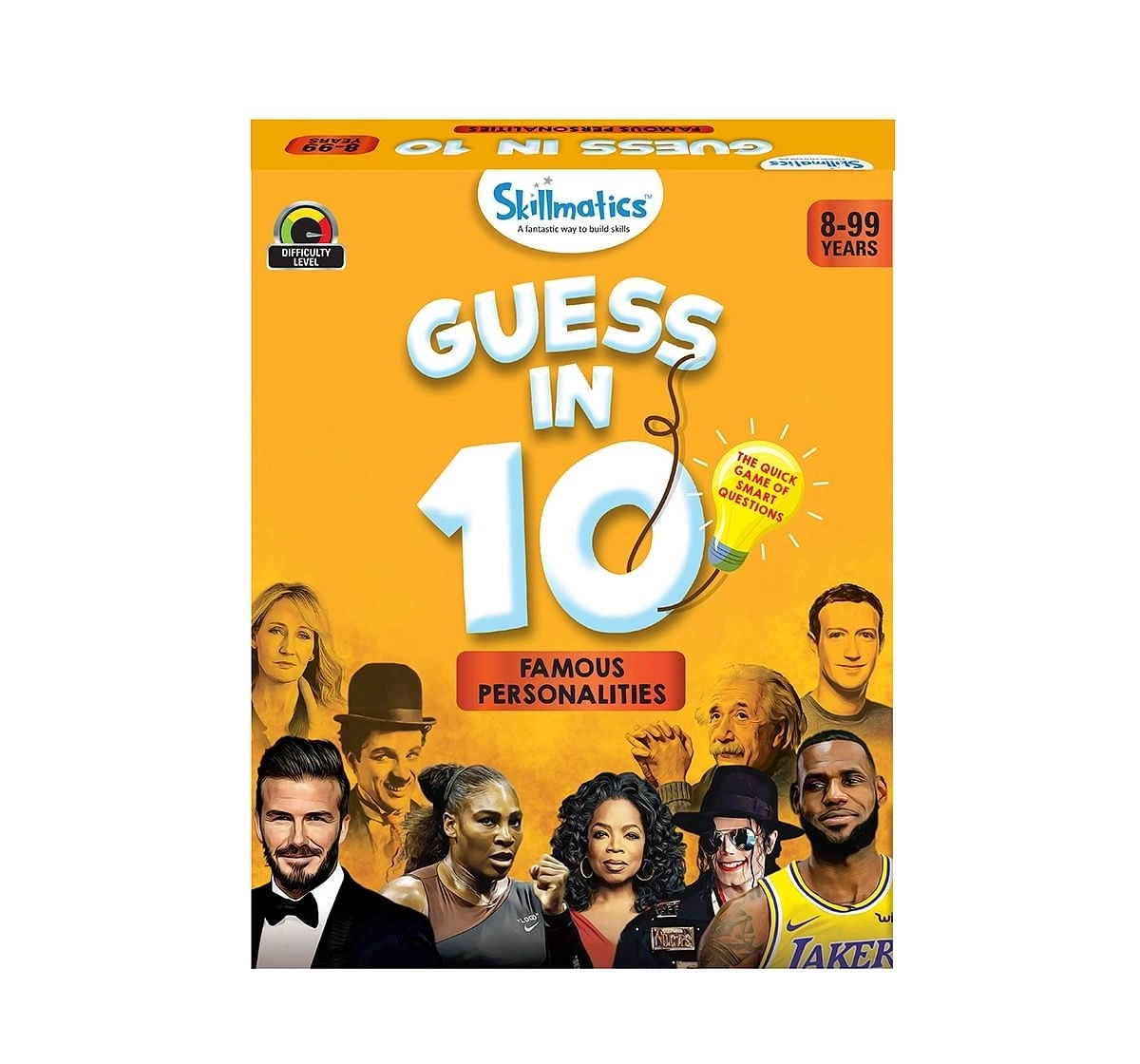 Skillmatics Guess In 10 Famous Personalities Games for Kids age 8Y+ 