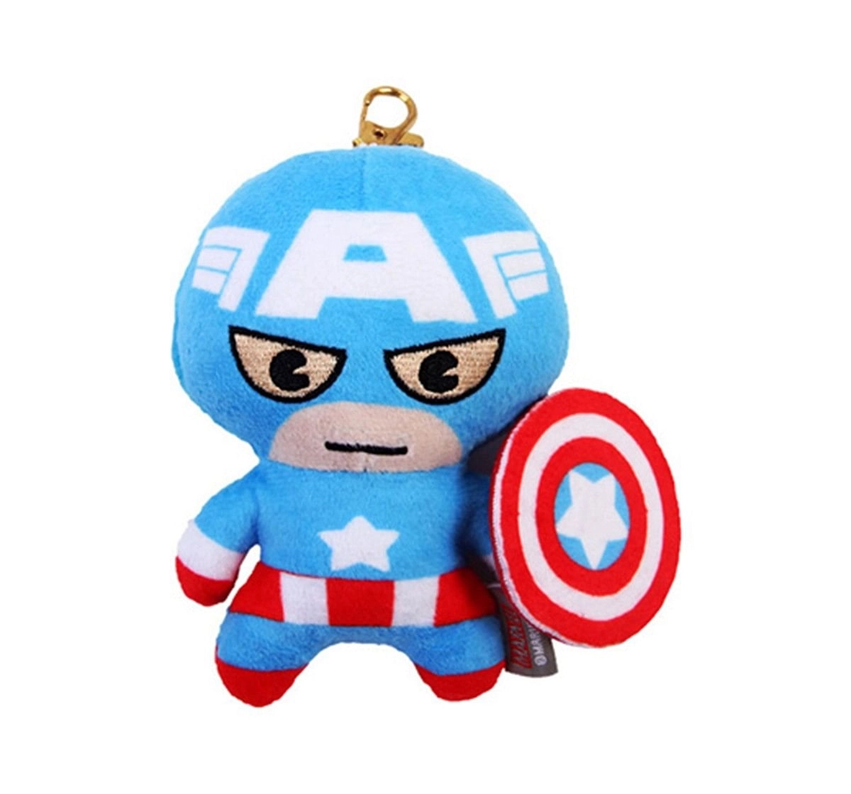 Marvel Captain America Plush Keychain , Blue, 12Y+