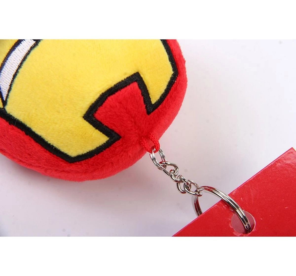 Marvel Ironman Plush Round Keychain , Red, 12Y+