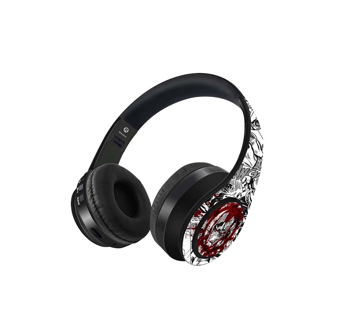 Macmerise Splash Out Ironman - Decibel Wireless On Ear Headphones Electronics Accessories for Kids Age 13Y+