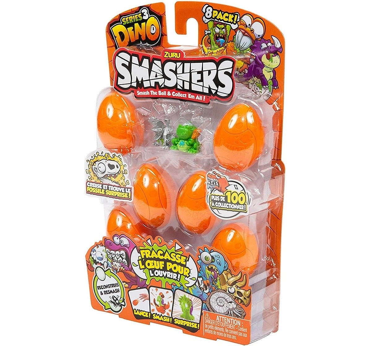 Smashers 7438 Series 3 Toy, One Size Novelty for Kids age 4Y+ (Orange)