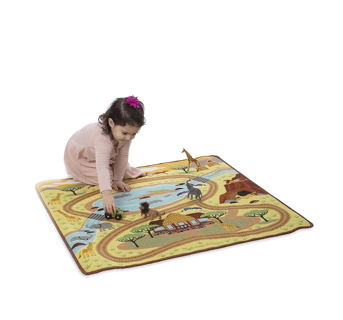 Melissa And Doug Round The Rails Train Rug Baby Gear for Kids age 3Y+ 