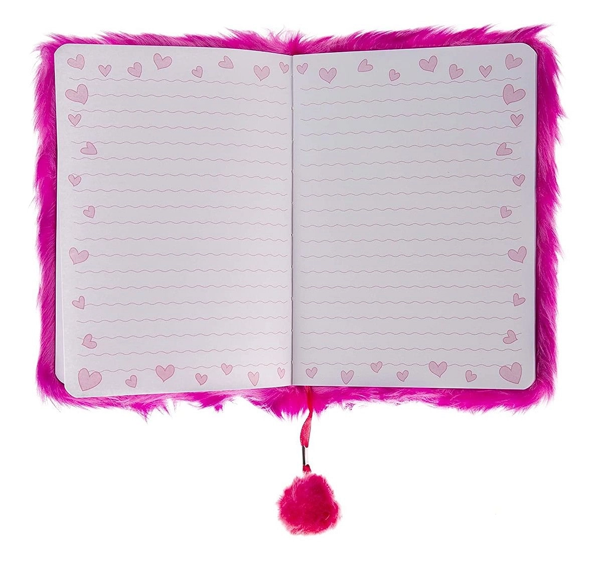 Mirada  Fluffy Plush Study & Desk Accessories for Kids age 3Y+ (Pink)