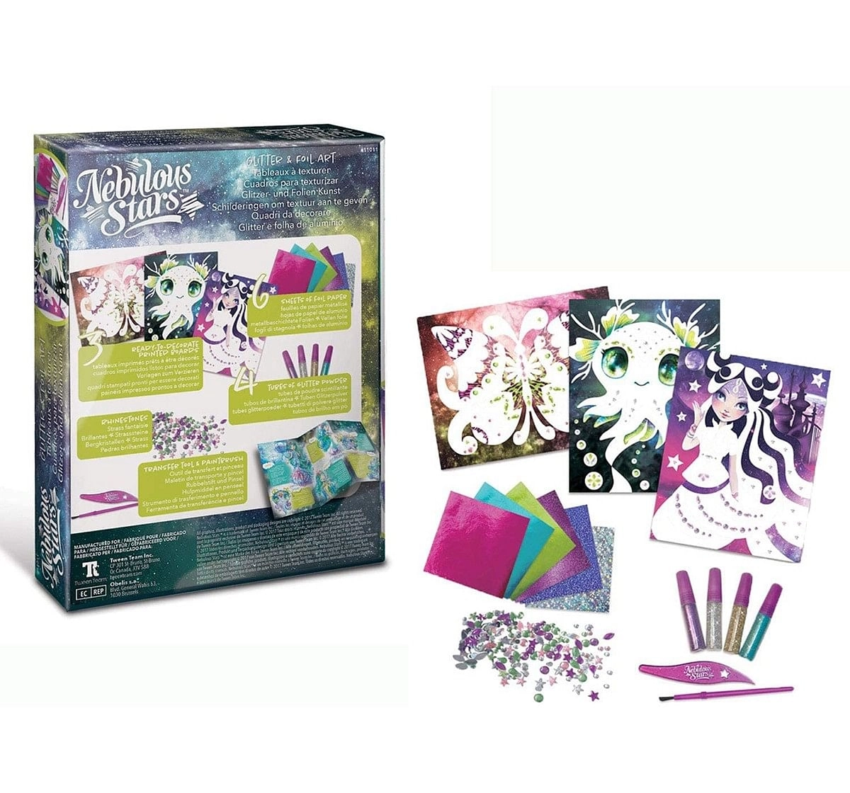 Nebulous Star - Glitter And Foil Art DIY  & Craft Kits for age 7Y+ 