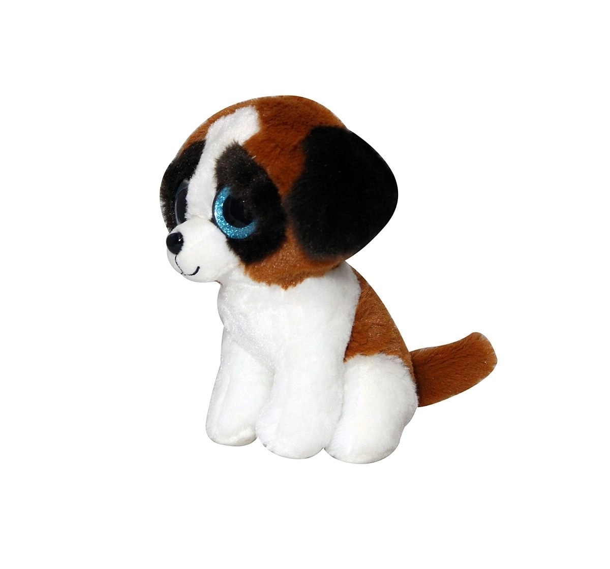 Softbuddies Big Eye Dog  Quirky Soft Toys for Kids age 3Y+ - 20 Cm (Brown)