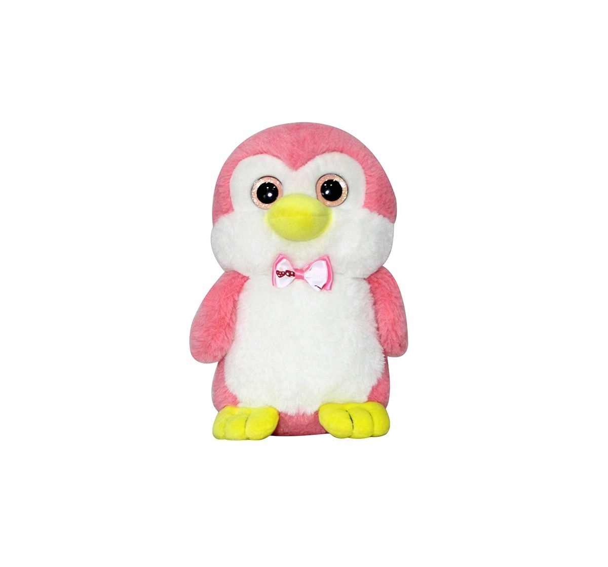 Softbuddies Pink Penguin Quirky Soft Toys for Kids age 3Y+ - 24 Cm (Pink)