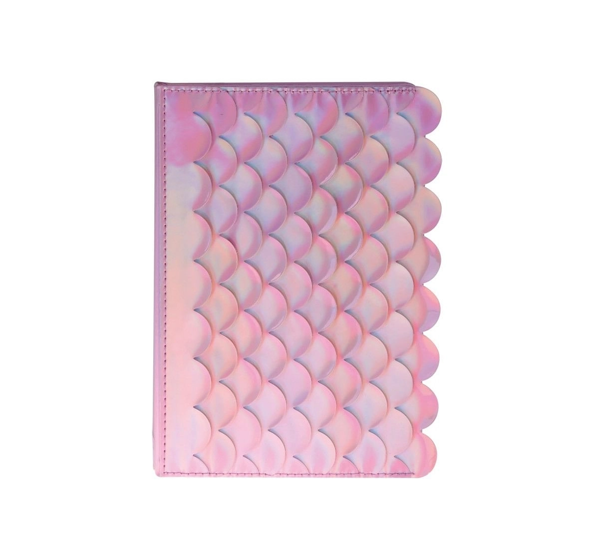 Syloon Metallic - Mermaid Pink Holo Pu A5 Notebook Study & Desk Accessories for Kids age 5Y+ (Pink)