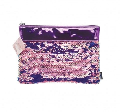 Syloon Metallic - Purple Sequin Pencil Pouch Pencil Pouches & Boxes for Kids age 5Y+ 