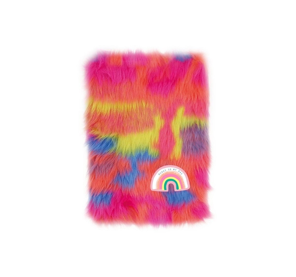 Syloon Rainbow - Plush A5 Notebook Multi Colour Study & Desk Accessories for Kids age 5Y+ 