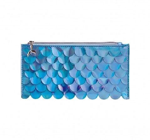 Syloon Metallic - Blue Mermaid Scale Pencil Pouch Pencil Pouches & Boxes for Kids age 5Y+ 