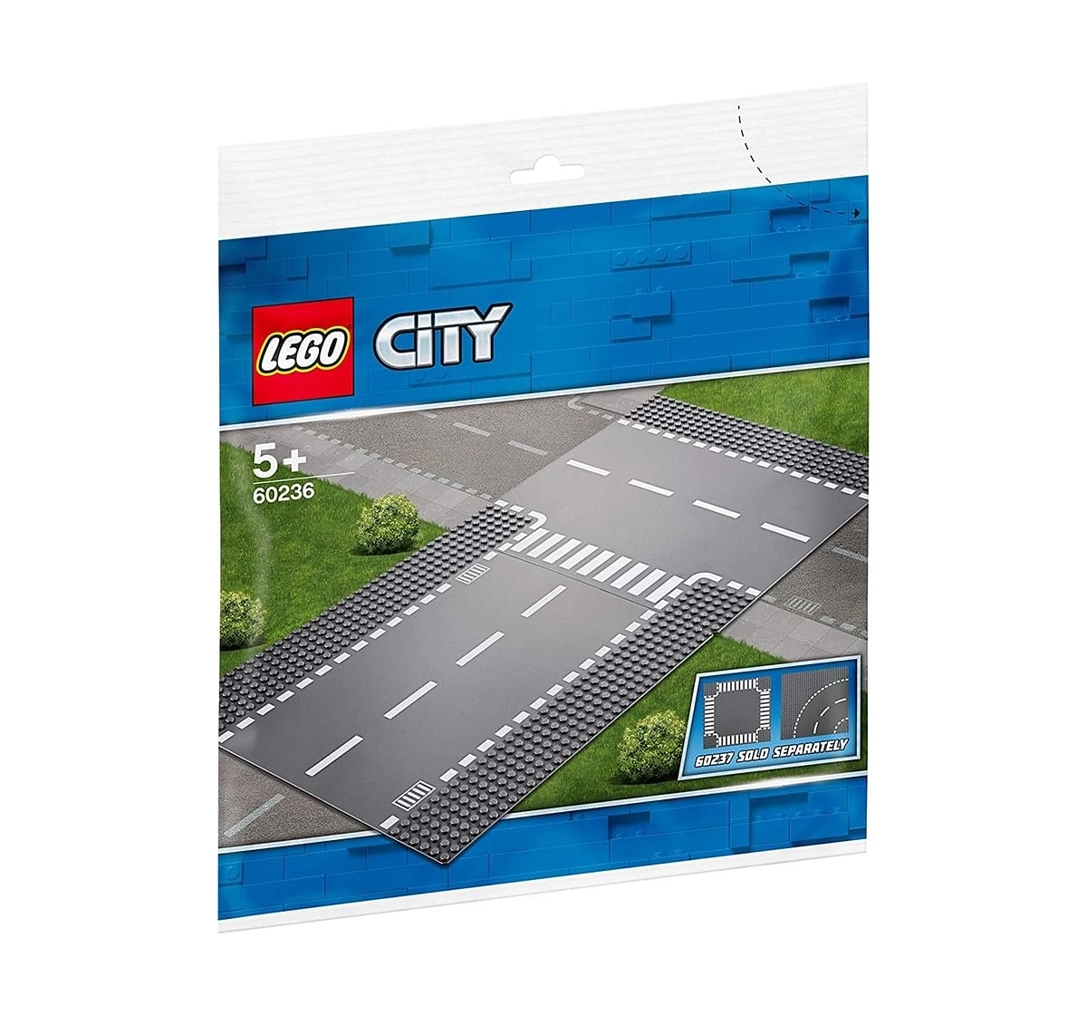 Lego City Straight And T-Junction Building Blocks for Kids age 5Y+ 